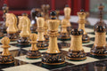 The Burnt Dubrovnik Series Chess Pieces - 3.75