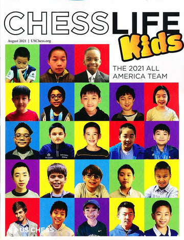 CLEARANCE - Chess Life For Kids Magazine - August 2021 Issue