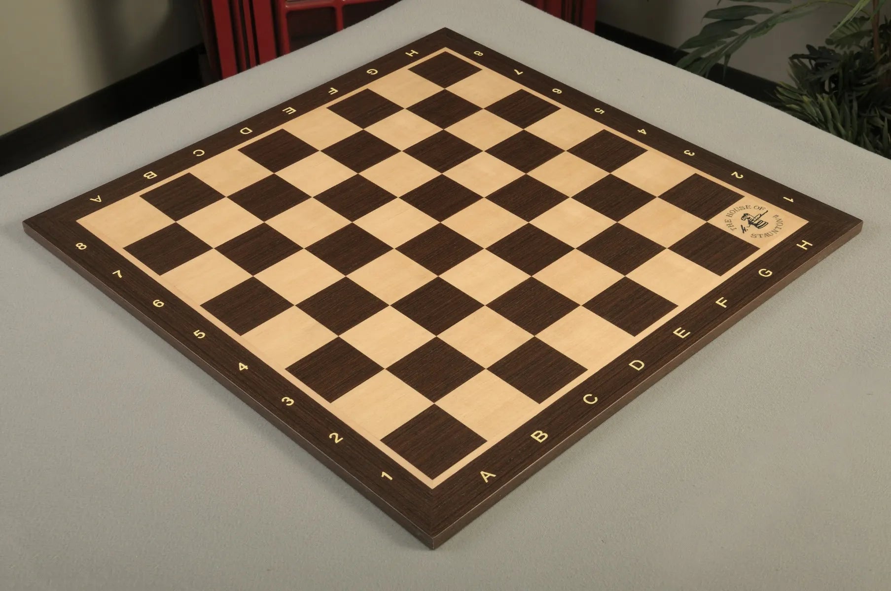 Wenge and Maple Wooden Tournament Chessboard – House of Staunton