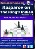 E-DVD Kasparov on the King’s Indian - 2 DVDs - Chess Lecture - Volume 115