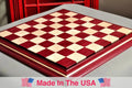 Signature Contemporary II Chess Board - Purpleheart / Curly Maple - 2.5