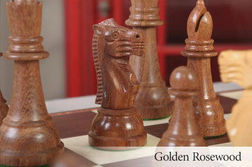 The Reproduction of the Circa 1950s Gallant Knight Series Chess Pieces - 5.0
