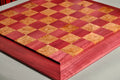 Custom Contemporary Chess Board - Purpleheart / Maple Burl - 2.5