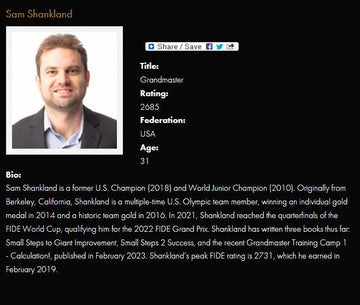 The 2023 Champions Showdown Chess 9LX Official Series Chess Pieces - DGT-Enabled