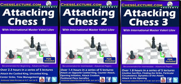 Attacking Chess Set - 3 DVDs - Chess Lecture