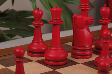 The Large Classical Staunton Series Chess Set, Box, & Board Combination