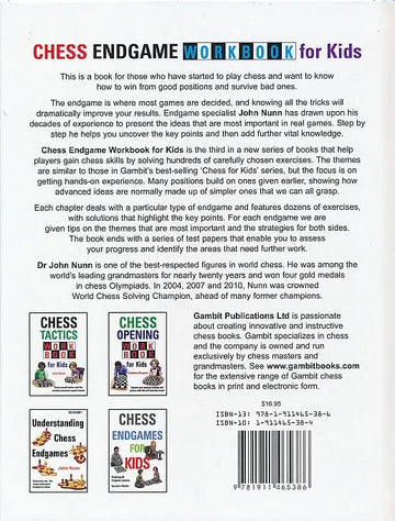Chess Endgame Workbook for Kids