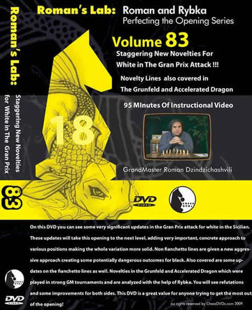 E-DVD ROMAN'S LAB - VOLUME 83 -Staggering New Novelties for White in the Gran Prix Attack