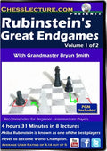 E-DVD Rubinstein’s Great Endgames - 2 DVDs - Chess Lecture - Volume 137