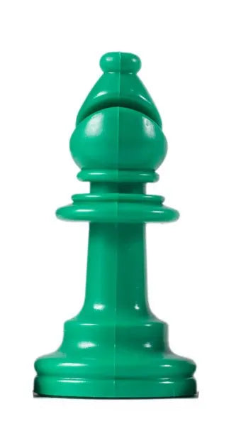 Heavy Tournament Pieces - Teal Bishop
