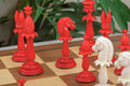 The Lund Anglo-Indian Reproduction Luxury Bone Chess Pieces - 4.75