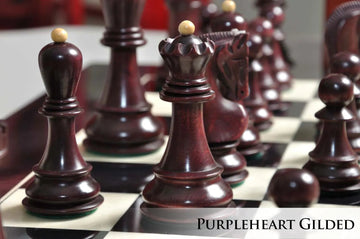 The Gilded Zagreb '59 Series Chess Set, Box, & Board Combination