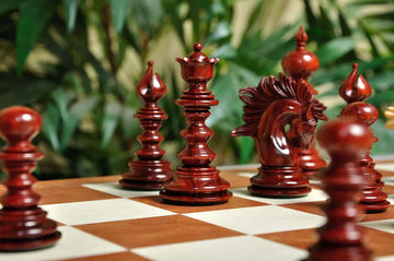 The Savano Series Luxury Wood Chess Set, Box, & Board Combination