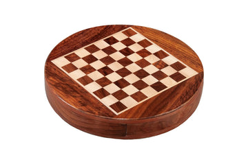 MAGNETIC WOODEN Travel Chess Set - 9