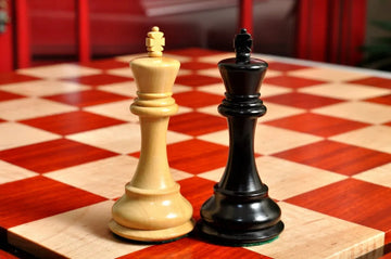 Signature Contemporary II Chess Board - Padauk/ Curly Maple - 2.5