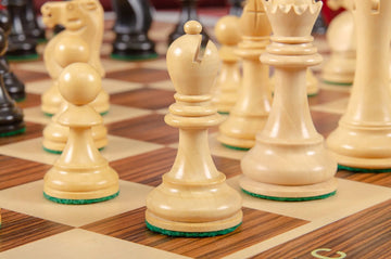 The Reykjavik II Chess Set - Pieces Only - 3.75 King - Golden Rosewood The Reykjavik II Chess Set - Pieces Only - 3.75 King - Golden Rosewood