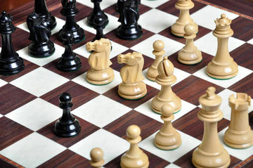 The British Chess Company - Staunton Popular Series Chess Pieces - 4.0