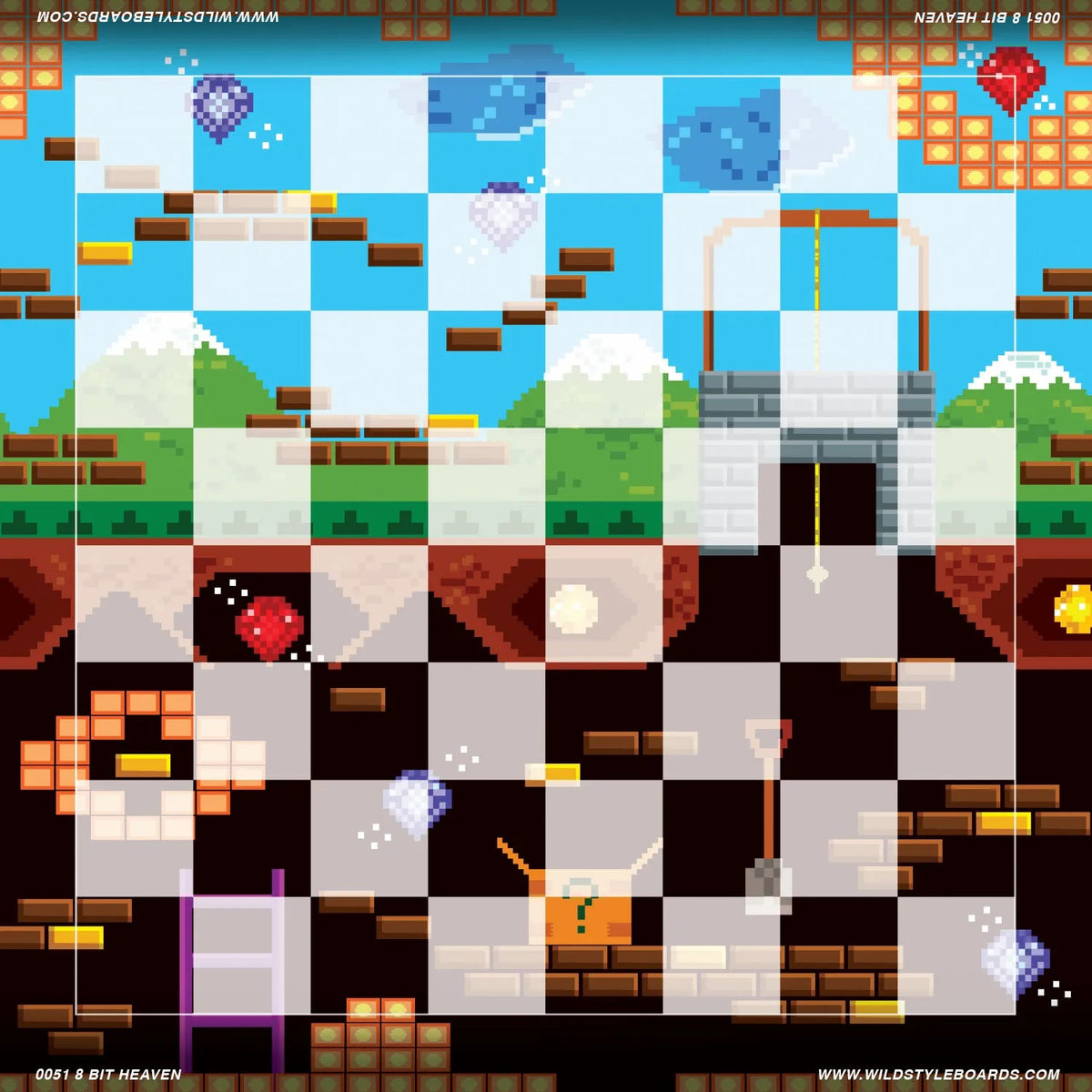 8 Bit Heaven - Full Color Vinyl Chess Board – House of Staunton