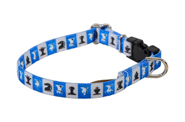 Deluxe Chess Themed Dog Collar