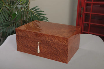 Signature Fitted Coffer Chess Box - Vavona Burl