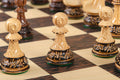 The Burnt Golden Rosewood Zagreb '59 Series Chess Pieces - 3.875