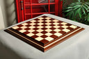 Signature Contemporary II Chess Board - Peruvian Nogal / Curly Maple - 2.5" Squares