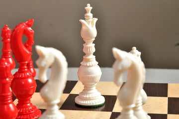 The Oxford Luxury Bone Chess Pieces - 5.25