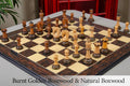 The Burnt Golden Rosewood Leningrad Series Chess Pieces - 4.0