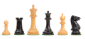 The Morphy Series Luxury Chess Pieces - 4.4" King