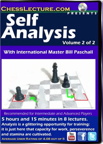 E-DVD Self Analysis - 2 DVDs - Chess Lecture - Volume 138