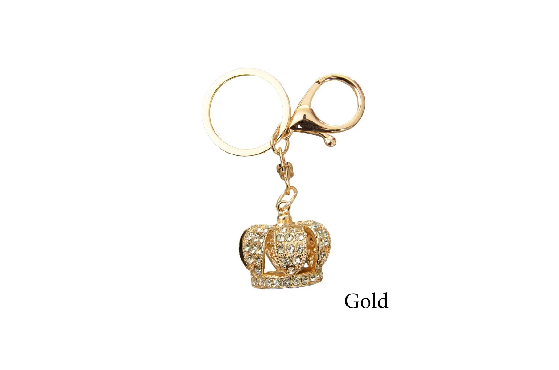 Metal King's Crown Keychain - 1