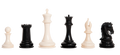 The Mammoth Ivory and Genuine Ebony Collector Series Luxury Chess Pieces - 4.4" King