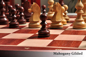 The Championship Series Gilded Chess Pieces - 3.75