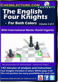 The English Four Knights (2 DVDS) - Chess Lecture - Volume 73