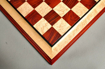 PRE-ORDER - Signature Contemporary III Luxury Chess board - COCOBOLO / BIRD'S EYE MAPLE - 2.5