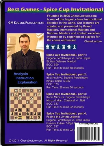E-DVD My Best Games from the Spice Cup Invitational - Chess Lecture - Volume 33