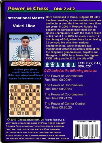 E-DVD Power in Chess - Chess Lecture - Volume 172 - 2 DVDs