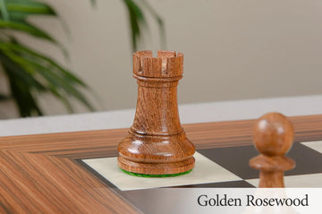 CLEARANCE - The Fischer Spassky 1972 Series Commemorative Chess Pieces - 3.75