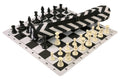 Quiver Chess Set Combination and Triple Weighted Regulation Pieces | Thin Mousepad Chess Board | Quiver Bag