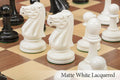 The Circa 1940 Soviet Club Series Chess Pieces - 4.0