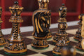 The Burnt Zagreb '59 Series Chess Pieces - 3.875