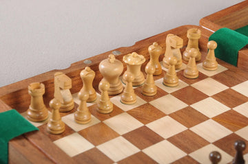 ULTIMATE WOODEN Magnetic Travel Chess Set - 10