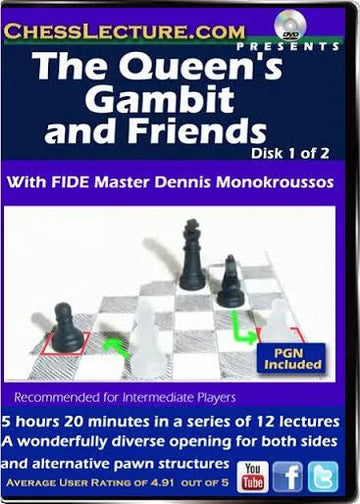 The Queen's Gambit and Friends - 2 DVDs - Chess Lecture - Volume 95