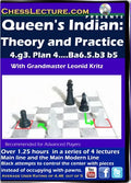 E-DVD Queen's Indian - Theory and Practice - 4.g3, Plan 4.. Ba6, 5. b3 b5 - Chess Lecture - Volume 125