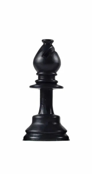 Quality Club Pieces - Black Bishop