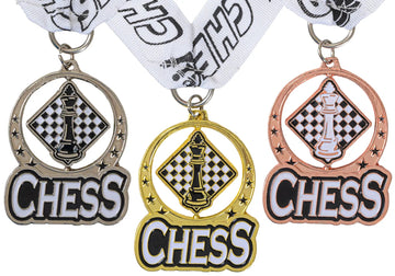 Spinning Chess Medals