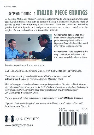 Decision Making in Major Piece Endings - PAPERBACK
