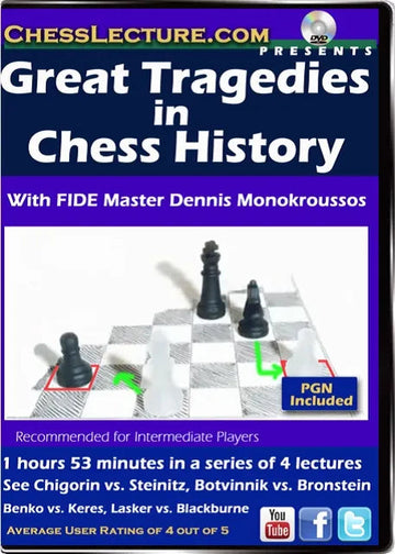 E-DVD Great Tragedies in Chess History - Chess Lecture - Volume 149