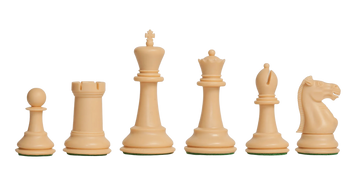 The Marshall Series Plastic Chess Pieces - 3.75