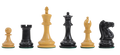 The Lasker Series Chess Pieces - 4.0" King